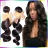 10A KissLocks Natural Brazilian Virgin Spiral Loose wave Wefts 2 bundles human hair Big waves Fast Shipping