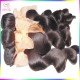 10A KissLocks Natural Brazilian Virgin Spiral Loose wave Wefts 2 bundles human hair Big waves Fast Shipping