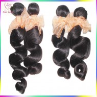 Super Deal Unprocessed Ocean Weave Virgin Brazilian Deep Loose Wave Hair 4pcs/lot Kiss Locks Fashion Show