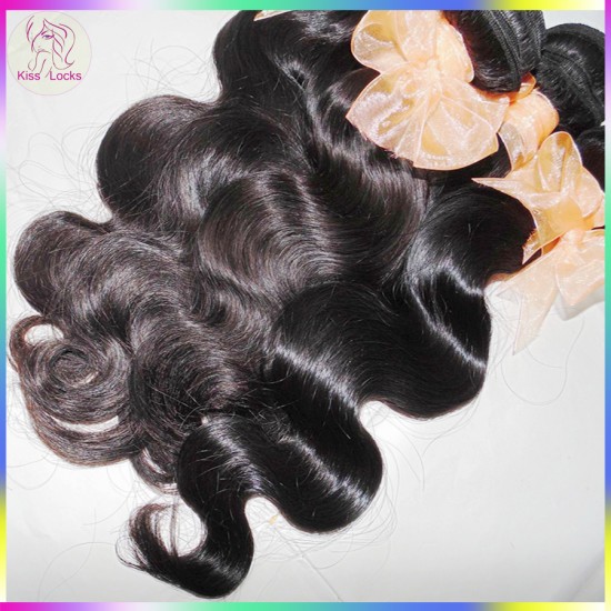 100% Brazilian raw Virgin Body Wave Human Hair Weaves 4pcs deal grade 10A wavy texture No Lice Honey Hair