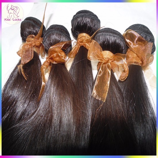 Flawless RAW Virgin Hair 4pcs/lot Affordable Unprocessed Health Burmese Natural  Straight Hair Weaves Grade 10A