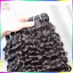 Sexy Lady Unprocessed Bouncy Curly Raw virgin Burmese Temple Hair No Tangle Human Hairs Wefts 3pcs/lot