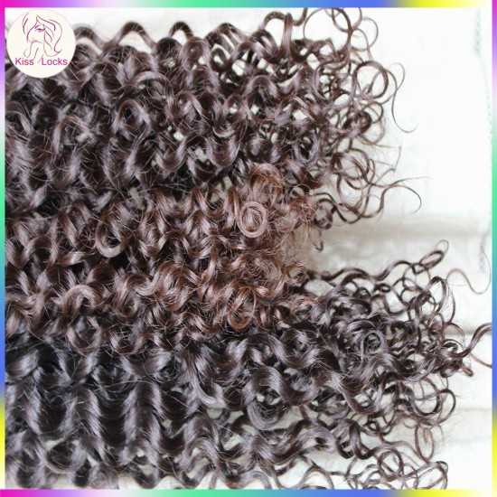 KissLocks Raw Hair Weaves 2 bundles Burmese Spanish Curl Hair Extensions Flawless 10A Grade