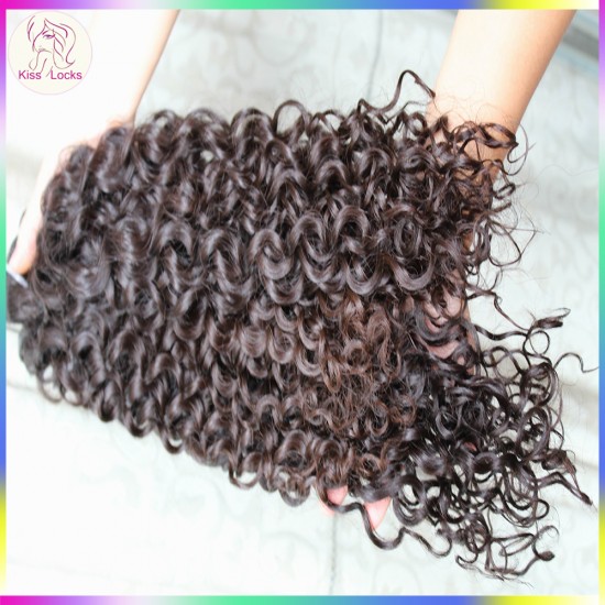 Sexy Lady Unprocessed Bouncy Curly 10a Raw virgin Burmese Temple Hair No Tangle No Shedding Human Hairs Wefts 3pcs/lot