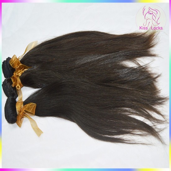 Flawless RAW Virgin Hair 4pcs/lot Affordable Unprocessed Health Burmese Natural  Straight Hair Weaves Grade 10A