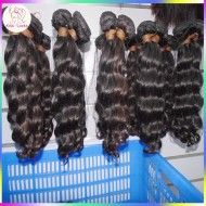  Wavy Curly Hair Weave RAW(No Acid Boiling) Cambodian Virgin Human Hair 3 bundles for Friday Night Girl 