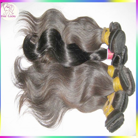 Hot seller KissLocks Raw Virgin Cambodian more wavy hair mix lengths 3pcs/lot can be bleached Flawless