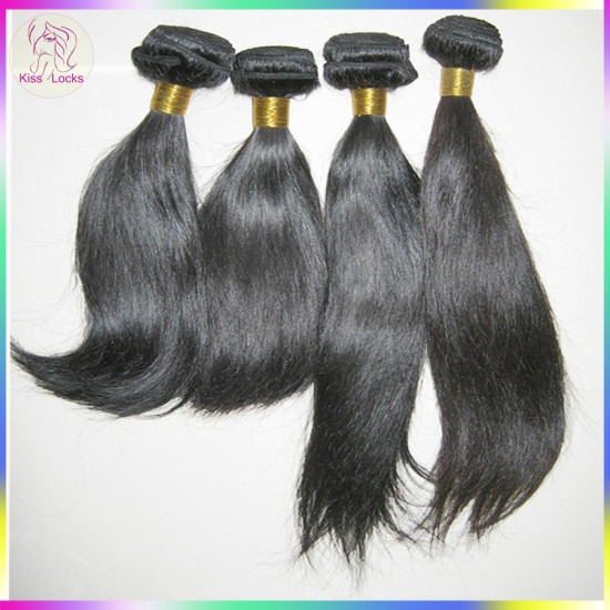 The beautiful 10A unprocessed Filipino raw straight human hair 2pcs/lot 12-28 long weaves healthy bundles Medium luster