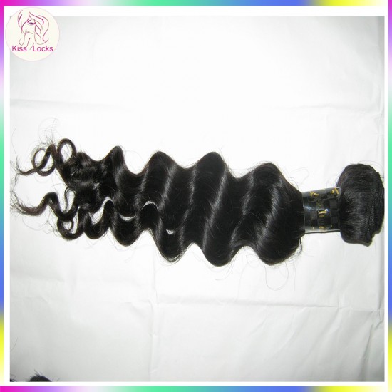 Special Deal 2 bundles 100% Filipino Loose Curly Deep Wavy Virgin Hair Extension Wefts Shine luster Express Ship