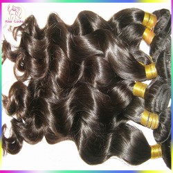 Premium Quality Virgin Filipino Loose wave hair 4pcs/lot,12"-30" 10A Human Hair Weft Kiss Locks Products