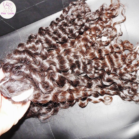 Royal natural filipino human hair curly weave 2 bundles sample hair 100% virgin cuticle aligned hair Kiss Locks New Arrival