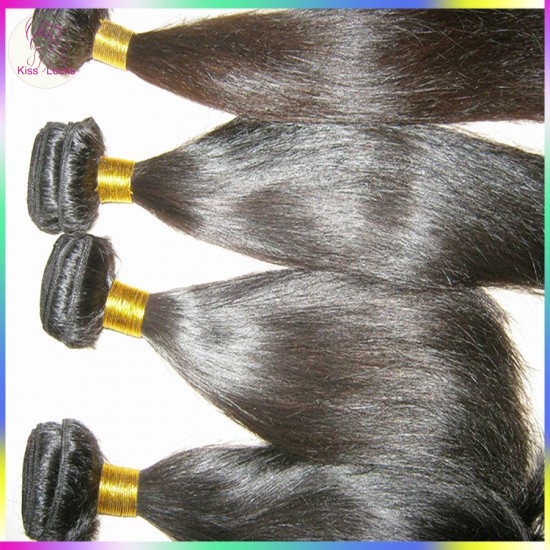 100% Filipino(Philippines RAW) Straight Hair Thick Weft (3 bundles 300g) KissLocks Weave