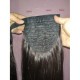 Drawstring Ponytail Raw cuticle aligned Filipino Human Hair Straight 100g/pack one donor hair