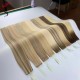 New Arrival Single donor double drawn Genius Thinner wefts hair extension seamless comfortable Luxury weaves 100g