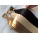 Single donor Handtied wefts double drawn extensions 18"-24" inches different colors Luxury human hair