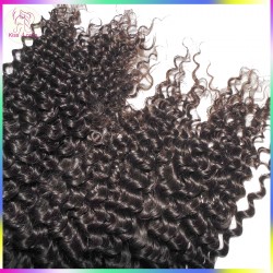 Top unprocessed Indian Tight Curly Virgin Hair 4pcs/lot(400g) KissLocks Weave Bundles 