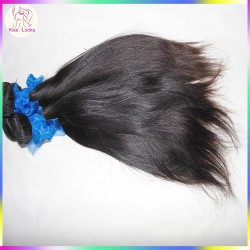 Sample Bundles KissLocks Raw Hair Extension Virgin Straight Indian Hair 100g Can be dyed,Low Maintenance