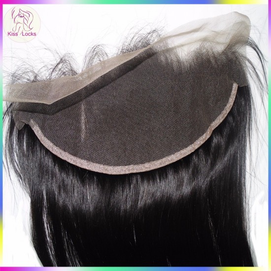 Straight Cambodian Vietnamese Virgin Raw Straight ear to ear Transparent/HD Lace frontal Newly Arrived 13x4 Free parting