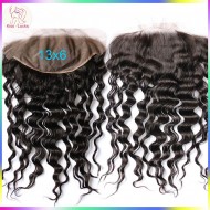 Loose Deep Wave Lace frontal Large size 13x6 Top quality natural hairs Loose curly