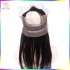 360 Lace Frontal Natural Baby Hair Virgin Filipino raw Human Hair Silky Straight Natural Black