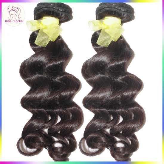 Unprocessed Raw Laotian Virgin Deep Wavy Loose Curly Virgin Hair Wefts 3 bundles Weave Grade 10A RAW Beauty