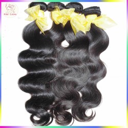 New Rare South Asian Exotic Laotian Virgin Human Hair Body Wave 3pcs/lot Medium luster No Mixture