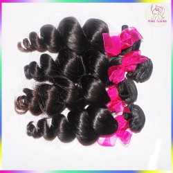 100g Sample Order Virgin Mink Raw Malaysian Loose Wave 3.5oz Thick Unprocessed more wavy Hair OnSale