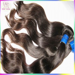 New Arrival Malaysian Virgin Hair Natural body wavy Wefts 3pcs/lot Free Tangle Natural Medium Luster