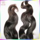 New Arrival Malaysian Virgin Hair Natural body wavy Wefts 3pcs/lot Free Tangle Natural Medium Luster