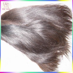 Malaysian straight virgin hair 1 piece bundle sample order no silicon coating can be dyed 