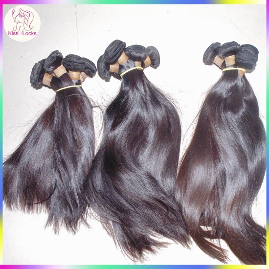 Full Cuticle Instact Real Natural Single Donor Raw Virgin Persian Straight Hair Weave 3pcs/lot Trustworthy Vendor