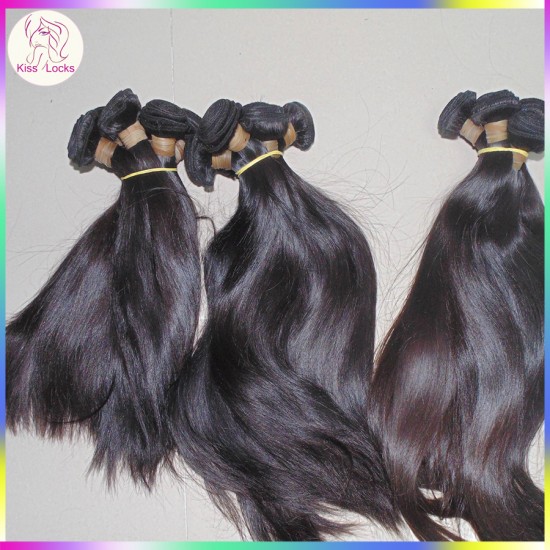 10A Grade virgin unprocessed human hair Persian Sleek Straight wave 4 bundles Ali Market wefts