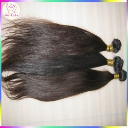 Machine Weft 4 bundles Silky Straight Hair Extensions American Style Raw Peruvian 10A Virgin Human Hair