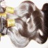 2pcs/lot 100% Virgin Hair Peruvian body wave weave machine wefts Top quality extensions KissLocks Hair