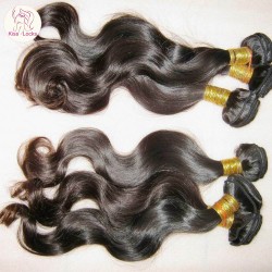 Fast delivery 10A Mink Raw Virgin Peruvian Body Wave hairs Can bleach to Blonde #613 No Dry ends 4 bundles deal