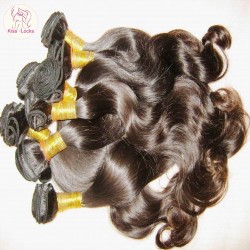 Hot Ladies Unprocessed Natural Body wave Peruvian Mink virgin hair weaves 4 bundles deal Raw Hairs Affordable price