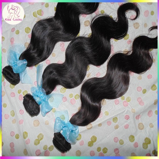 Guangzhou KissLocks RAW hair 10A Super Quality Russian Virgin Unboiled hair natural body wave 3 bundles Great Deal