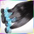 RAW Russian Straight Virgin Hair Weaves 100% Unprocessed Weft natural colors 3pcs/lot No Silicon Coating