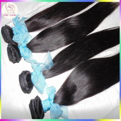 RAW Russian Straight Virgin Hair Weaves 100% Unprocessed Weft natural colors 3pcs/lot No Silicon Coating