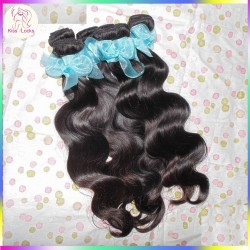 Wow Africian Beauty RAW Russian Virgin Hair Wefts Body Wave Four Bundles Deal High Quality