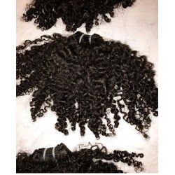 Tight curly Bohemian Smooth North American Weave 100% Raw unprocessed Virgin Human Hairs 4 bundles Deals