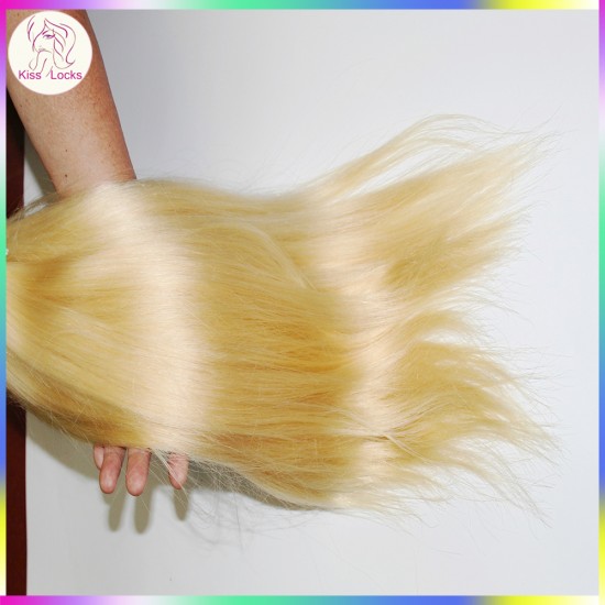 Caucasian Celebrity Style 100% Virgin Russian Silky Straight Blonde #613 Weave 4pcs/lot Great Quality 10A