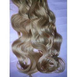 1 bundle Double drawn Colored Hair honey blonde body wave texture ship in 3 days one donor human hair weaves 100g