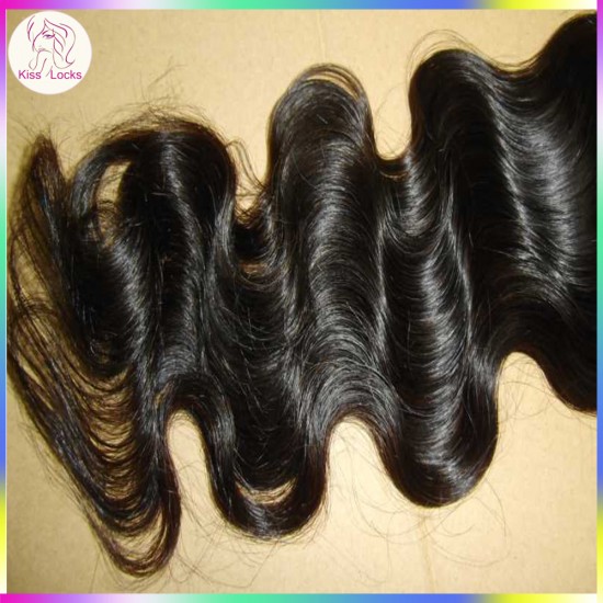 Unprocessed Brazilian Cambodian Body wave Virgin Human Hair Swiss Lace Top Closure 4x4 Free parting,Middle Part,Three way part Fast shipping