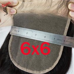 New Arrival 6*6 7*7 large top closure Straight Raw hair texture Premium quality unprocessed virgin human hair