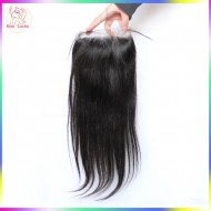 Big 5x5 HD lace straight human hair lace closure free part preplucked hairline