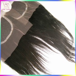 Excellent Quality Raw Virgin Eurasian Cambodian Indian Straight HD Lace closure Natural color Premium Human Hair