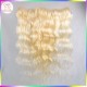 Great Quality Russian Blonde #613 Wavy Lace Frontal Clousre 13x4 Ear to Ear Fast Delivery