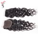 Kiss Locks Raw unprocessed water wave hair Lace Top Closure 4x4 Virgin Peruvian Mongolian Hair Types Cuticles aligned Free parting