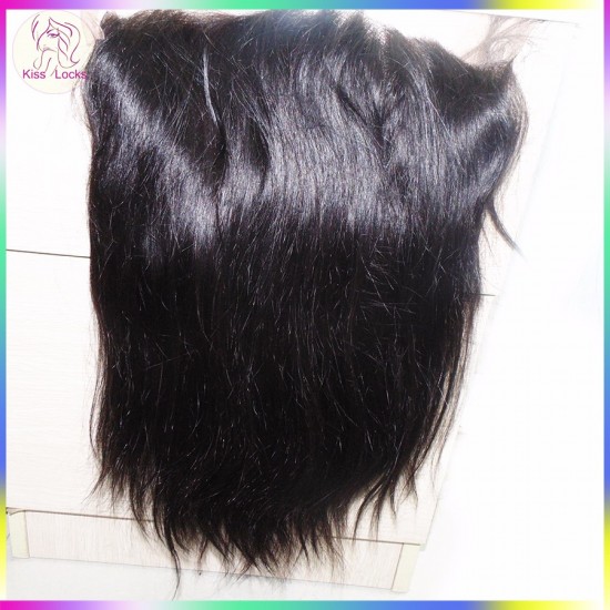 Grade 10A Straight Filipino Raw Hair Lace Front Wig With Baby Hair Swiss Lace Medium Brown 1 unit Hot Seller